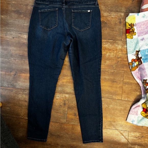 Jennifer Lopez Blue Skinny Jeans Sleek Fit - Picture 2 of 7